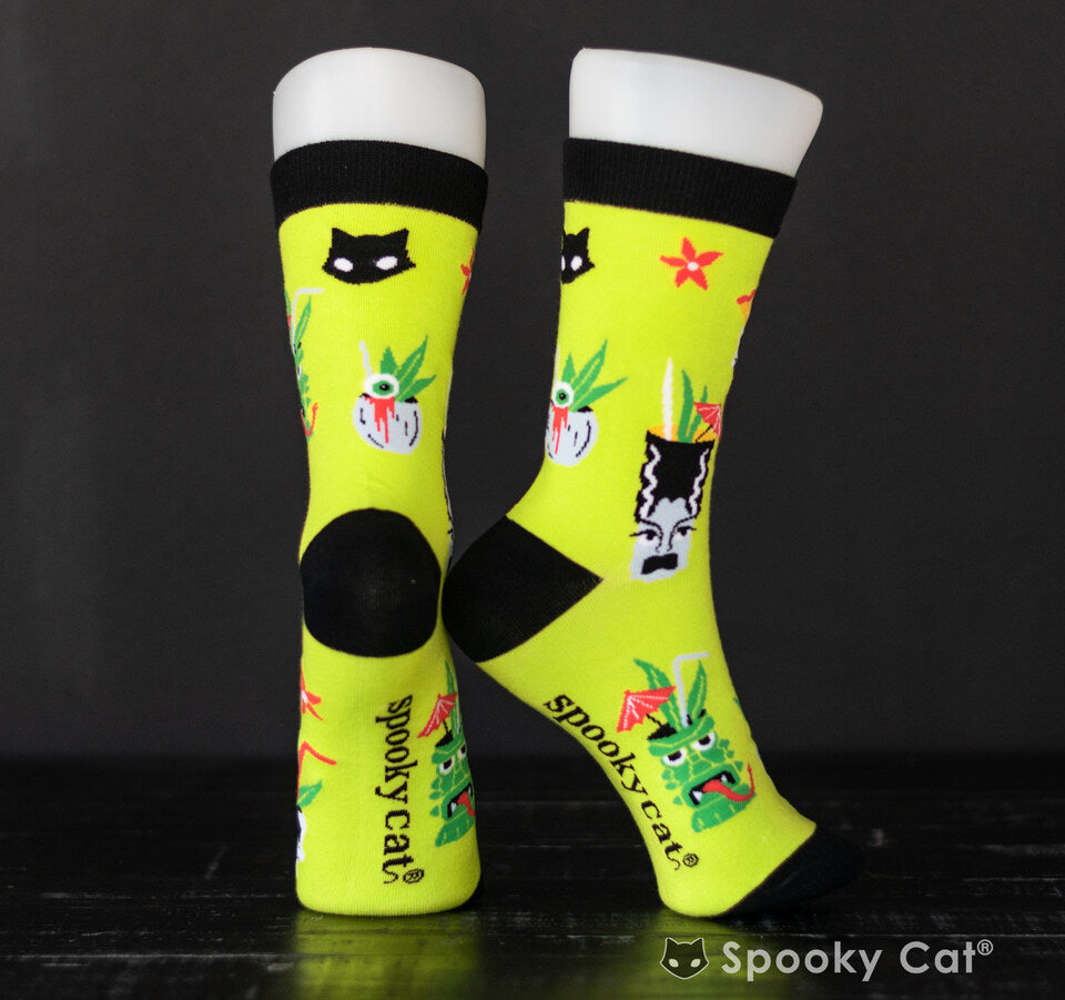 Monster Tiki Cocktail Socks