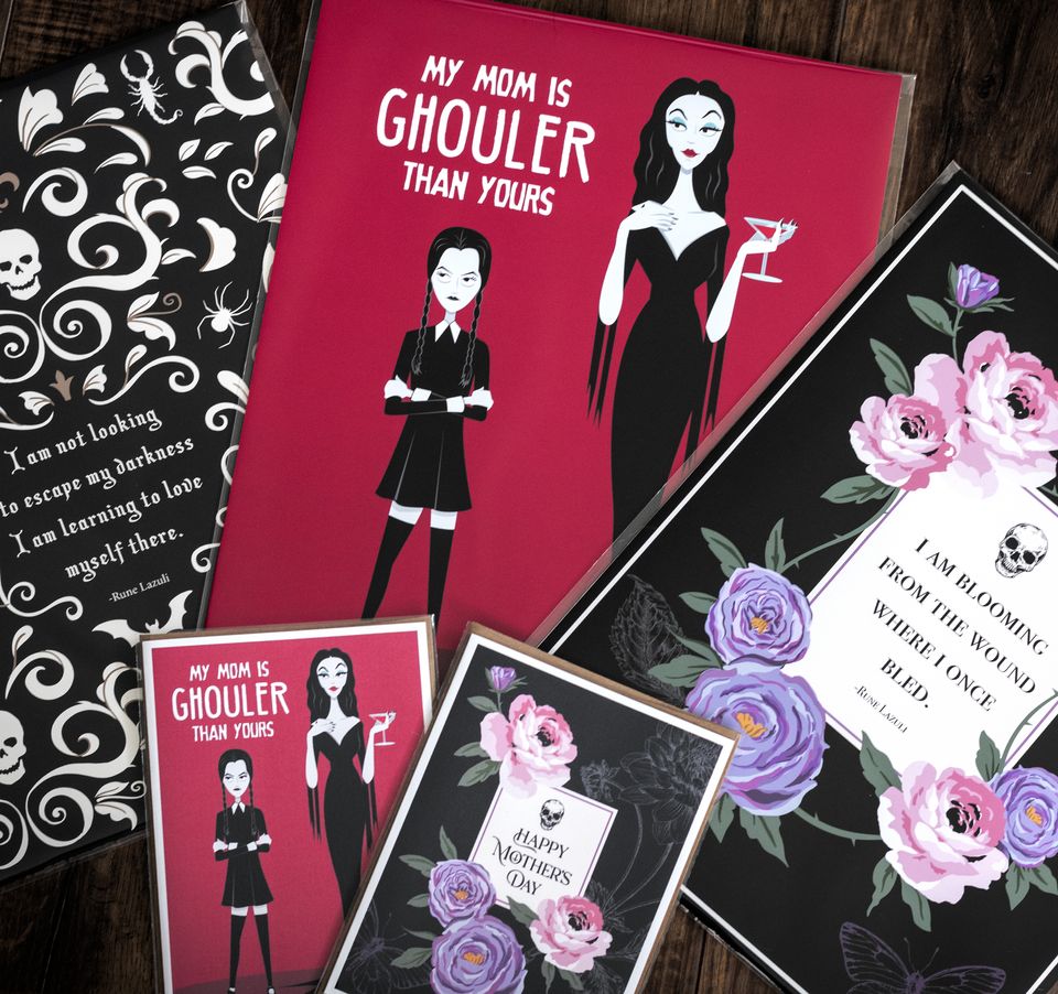 Morticia Addams Art Print