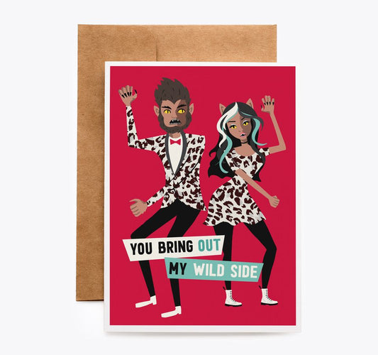 Werewolves Valentine's Card