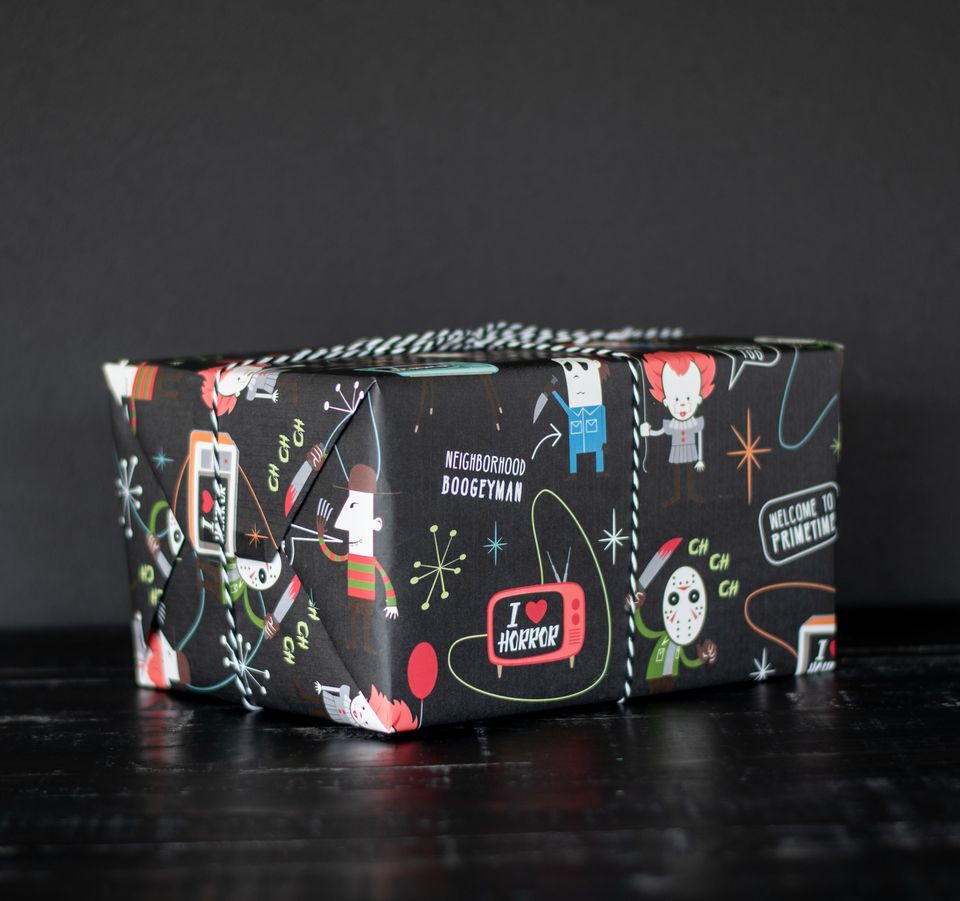 Retro Killers Gift Wrap (1 Sheet)