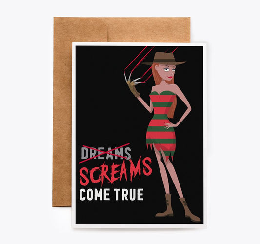Freddy Krueger Cosplay Horror Movie Fan Art