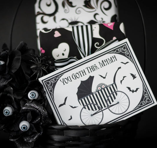 Zombie Baby mother's day new baby card