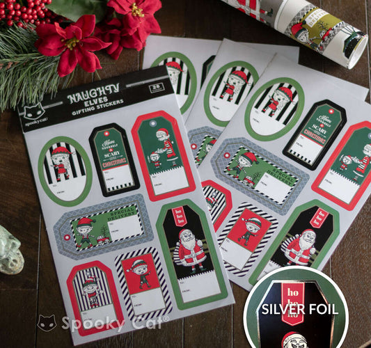 Naughty Elves Gift Tag (Booklet)