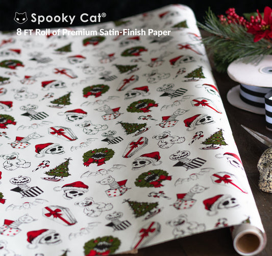 Gothic Christmas Creepmas Wrapping Paper