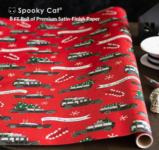 Creepmas Hearse Wrapping Paper