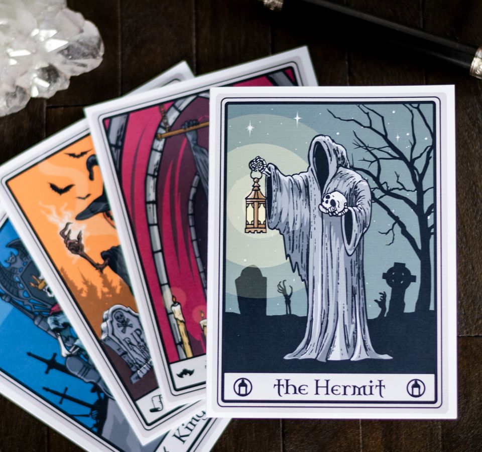 The Hermit Tarot Card