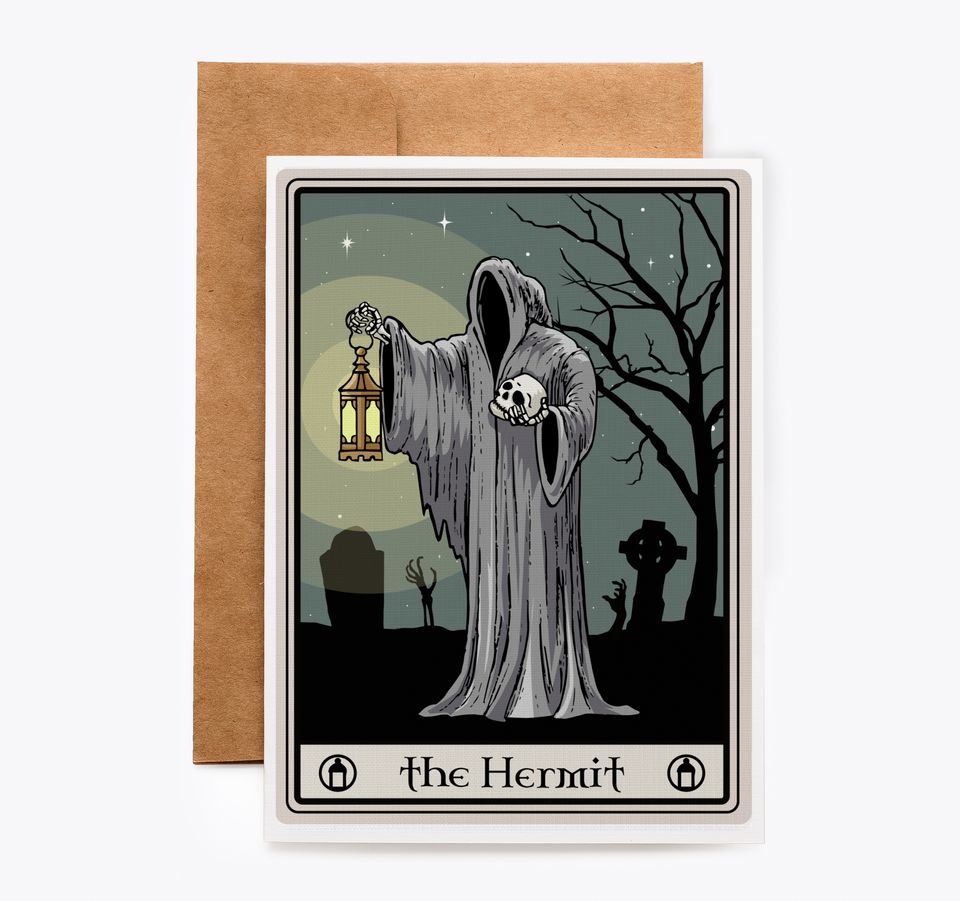 The Hermit Tarot Card