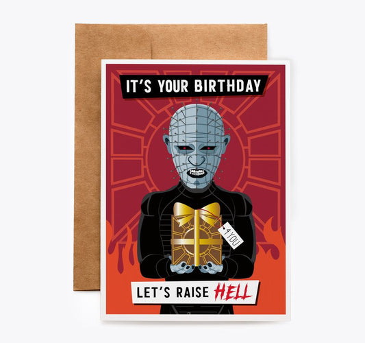 Pinhead Hellraiser Lament Configuration Fan Art Birthday Card
