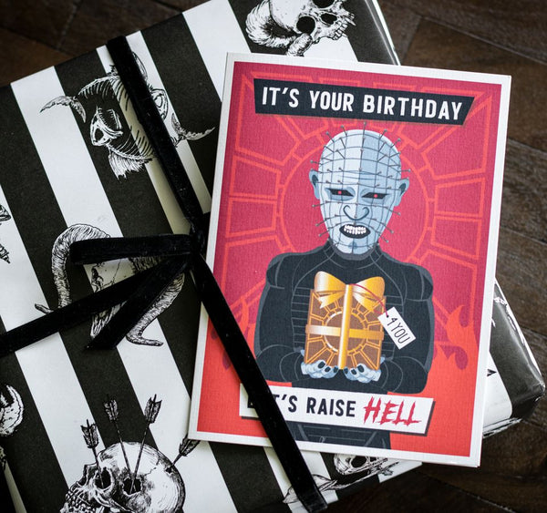 Hellraiser Pinhead Birthday Card – Wholesale: Spooky Cat Press