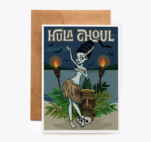 Hula Ghoul Greeting Card