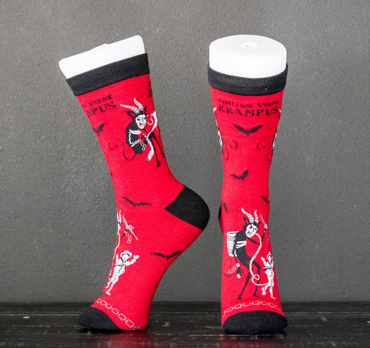 Krampus Krampusnacht Creepmas Christmas Socks