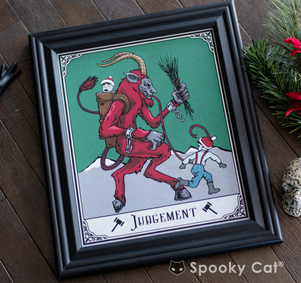 Krampus Tarot Art Print (8x10)