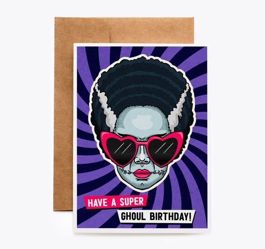Bride of Frankenstein Birthday card