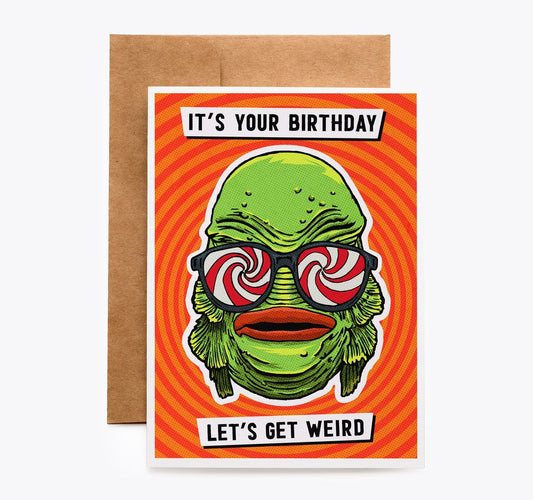Creature from the Black Lagoon Birthday Card