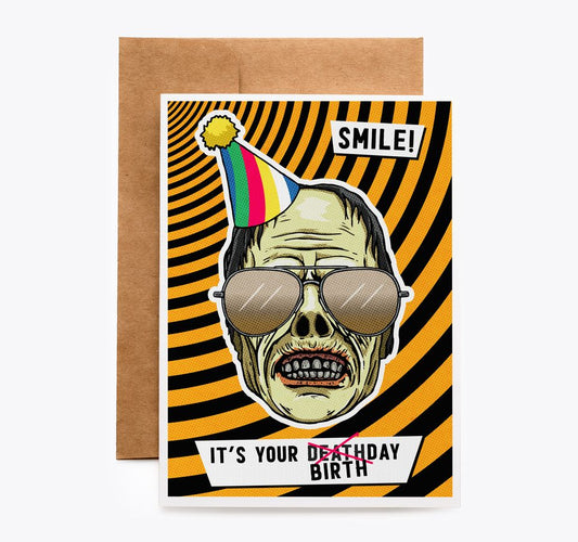 Zombie d̶e̶a̶t̶h̶d̶a̶y̶ Birthday Card