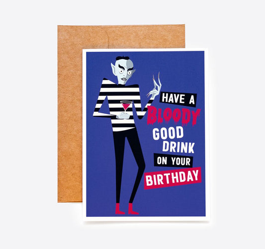 Vampire Birthday Card Nosferatu