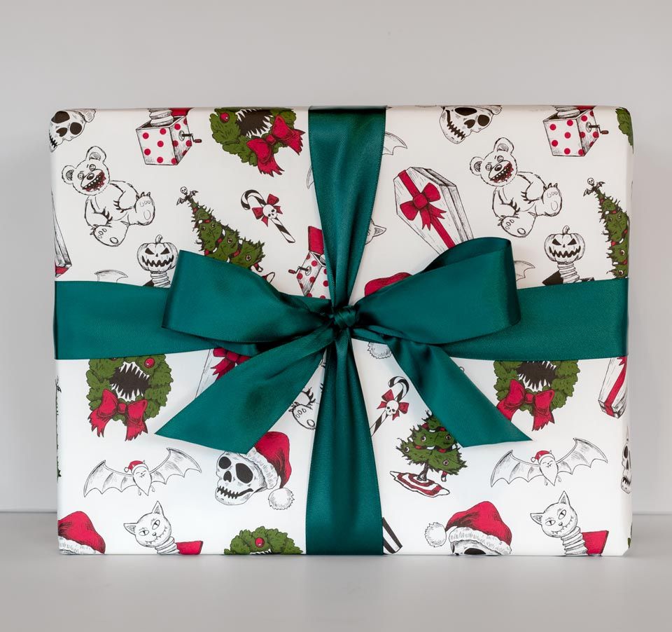 Spooky gothmas creepmas Wrapping Paper 