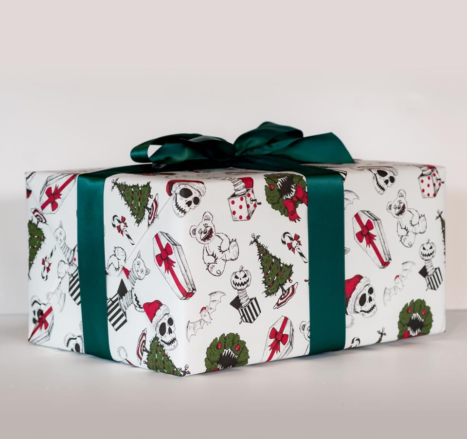 Spooky gothmas creepmas Wrapping Paper 