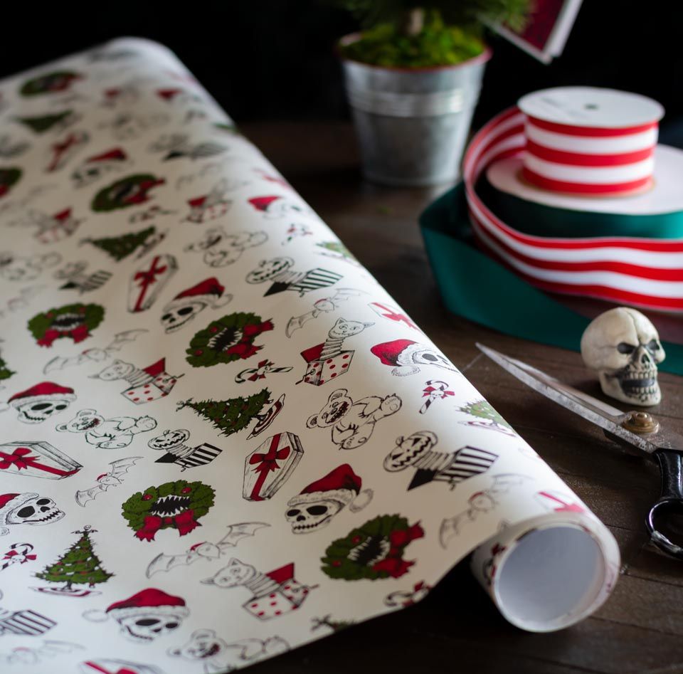 Spooky gothmas creepmas Wrapping Paper 