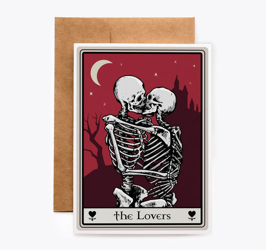 The Lover's Halloween Tarot Card